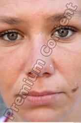 Nose Woman White Piercing Slim